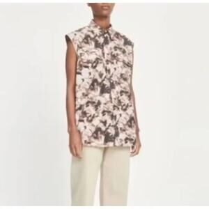 Samsoe Tops NWOT Samsoe Samsoe Tea Shirt Top In Camo Clay Medium (b33.5cp)